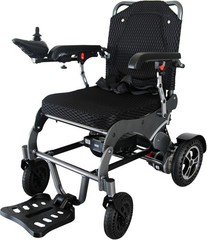 Lightweight Foldable Electric Wheelchair 265Lb 250W Power Motor Joystick
