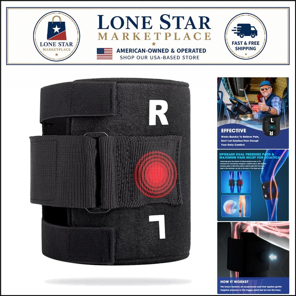 Adjustable Sciatic Nerve Brace for Adults – Lightweight Design for Daily Relief