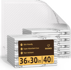 Tear-Resistant Disposable Bed Pads 30″ X 36″ 100 Count Absorbent Underpads, Chux