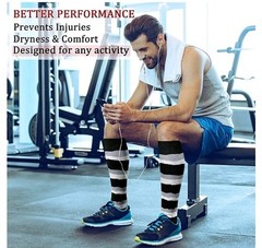 NEW Multi Color Design Unisex Women/Men Compression Socks Size L/XL 15/20 Mmhg