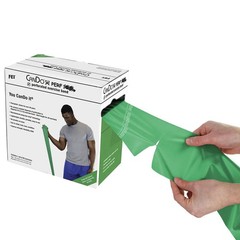 -1385641 10-5693 Latex Free Exercise Band, 100 yd, Green-Medium