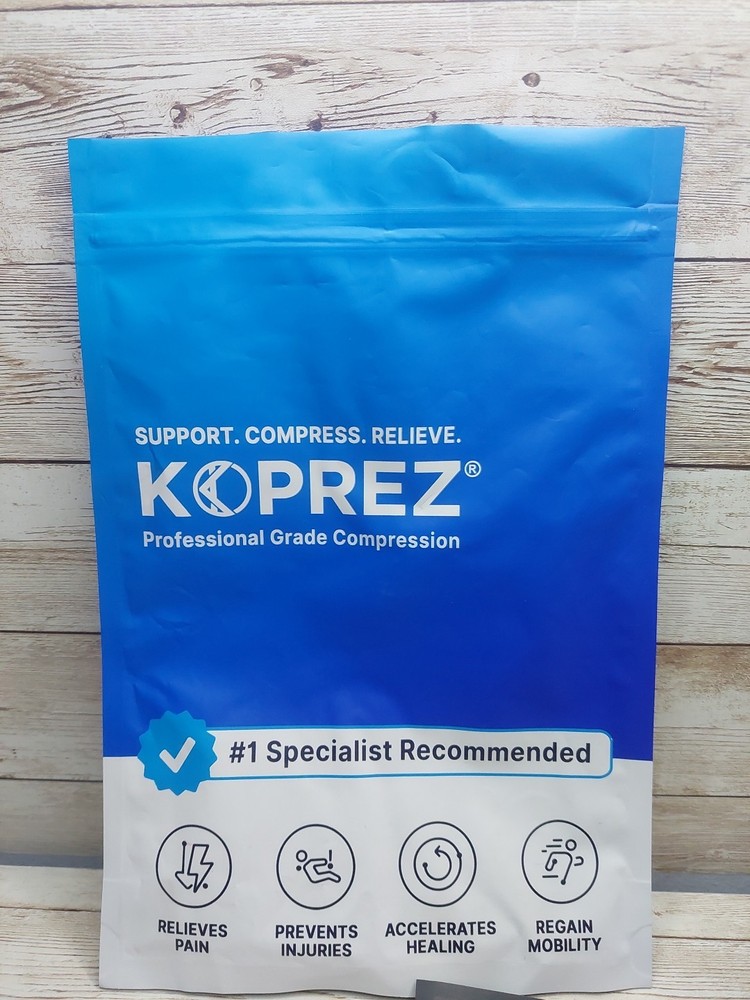 Koprez Size S – Professional Grade Compression Single Foot Sleeve Ankle-S Black