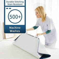 Positioning Bed Pad with Handles (34″X52″), Waterproof Incontinence Bed Pads for