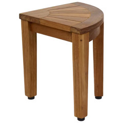 12 In. Kai Corner Optiarea Teak Shaving and Washing Foot Rest