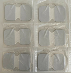 TENS Unit Electrodes Pads 3.75×6 inch butterfly 6 pcs Replacement Pads Electrode