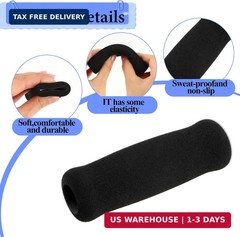 4 Pcs 19mm Walking Cane Grips Foam Handle Replacement for Seniors & Bicycles