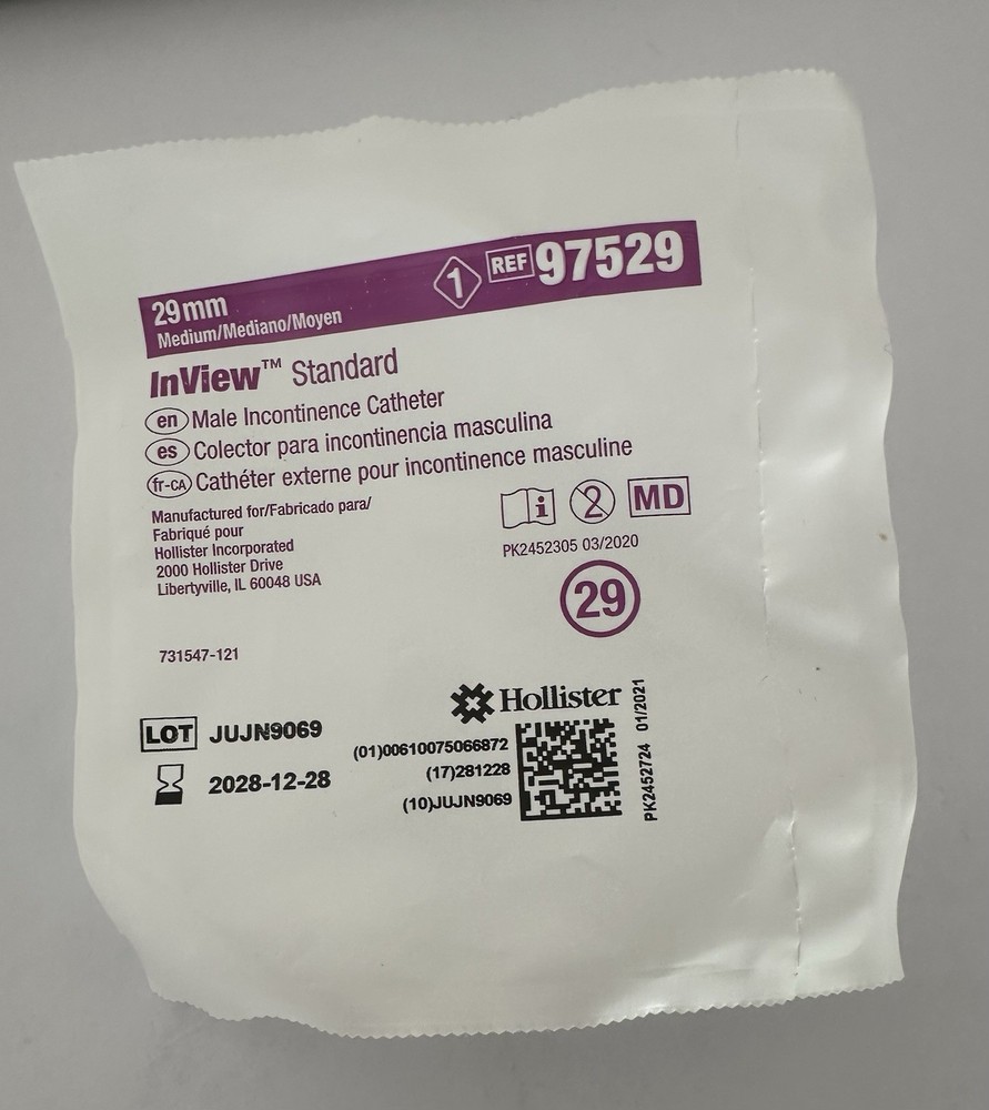 40 pcs, Hollister Standard Male External Condom Catheters REF97529