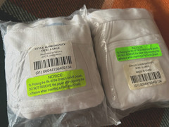 NEW Sealed~Sir DIGNITY~Pack 2 Briefs~Sanitary Pouch~CoTTon Washable Protect~sz L