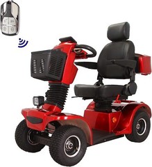 4-Wheel Mobility Scooter 500W 48V 20AH Battery Motor 360° Swivel Seat for Senior