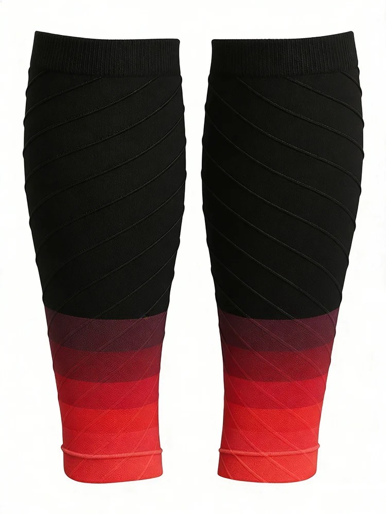 2x Calf Sleeves Leg Support Compression Socks Running Shin Splint Varicose Vein