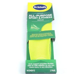 Dr. Scholl’s Sport Insoles Superior Shock Absorption/ Arch Support, Womens 6-10
