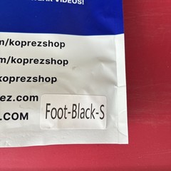 Koprez Professional Grade Compression Plantar Fasciitis Foot Black Small