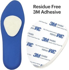 Metatarsal Pads Adhesive Flesh Felt Oval Foot Pads 1/4″ 60 count, 9448A 3M