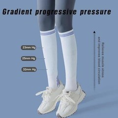 Breathable Hunting Hiking Knee High Compression Socks Medical Athletic 20-30mmhg