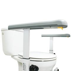 KMINA – Toilet Safety Rails for Seniors (330 lbs), Toilet Safety Frame with