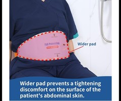 Ehucon Waterproof Shower Safety Belt, Fall Prevention, Purple/White