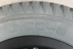 Quickie Q700M Qm-710 Pneumatic NEW SET Drive Wheels Tires 3.00-8 PR1MO POWERTRAX