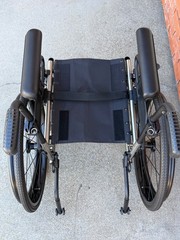 Ki Mobility TITANIUM Catalyst Cat5 Ultralight Folding Wheelchair 16″ X 19″ Used