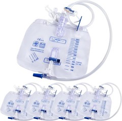 ASSORTED 10 Large Urinary Drainage Bag 2000ml Different Types