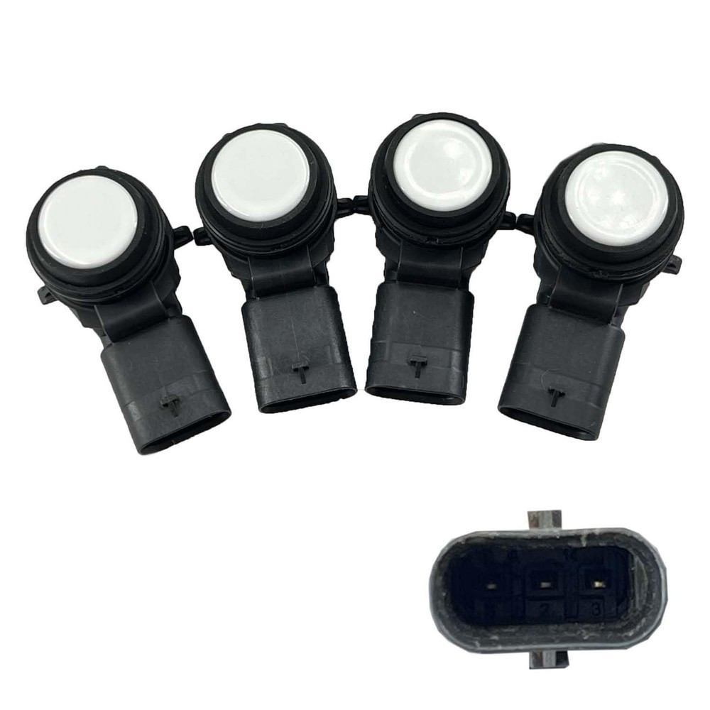 4 Pcs White Bumper PDC Parking Sensor Compatible F20 F22 F30 F31 F84 F80