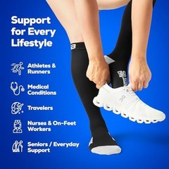 SB SOX Lite Compression Socks for Men & Women (15-20mmHg) – Best Compression …