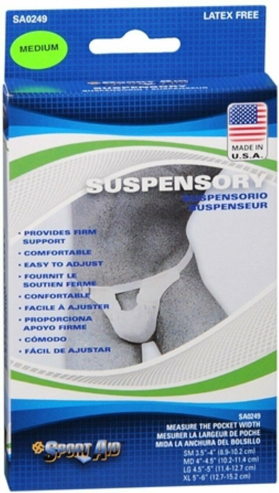 Sport Aid SA0249 Adjustable Suspensory Elastic Waist Band Medium Latex Free 1ct