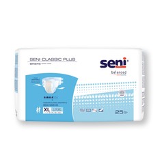 Seni Incontinence Brief Breathable S-XL25-BC2 Moderate to Heavy 25 Ct