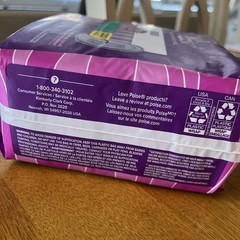 Poise Pads Regular Length 3 Light Absorbency 3 in 1 Bladder Protection 30 ct