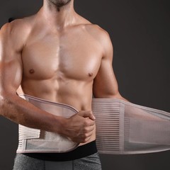 Orthopedic Corset Back Support Belt Men Back Brace Belt Fajas Lumbares Ortopedic