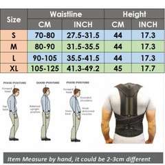 US Men/Women Adjustable Posture Corrector Spine Support Shoulder Back Brace Belt