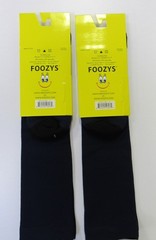 2 Pairs Navy Blue Foozys Unisex Compression Knee Socks Fit Women 5-12 & Men 5-13
