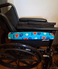 CHOOSE Pair of Fabric Wheelchair Armrest Cover (#EB6TR-7455)