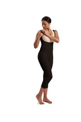 Marena Recovery Mid-Calf-Length Girdle Step 2 Pull On Black Xl