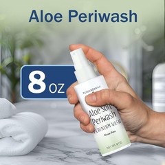 Aloe Soft Perineal Spray – Pack of 2 8 oz Rinse Free Perineum Wash – Cleanses…