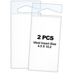 2 Pcs Handicap Placard Holder 4.5 x 10.2 Inch Disabled Parking Permit Holder New