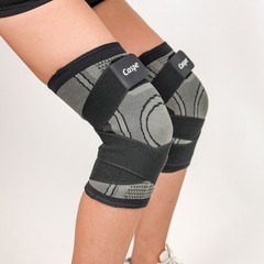 2× Knee Sleeve Compression Brace Support Sport Joint Pain Arthritis Relief Strap