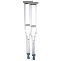 Lightweight Aluminum Crutches – Pair for Adults & Children