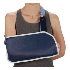 *1-Pack* DeRoyal Arm Sling Blue Canvas With Foam Strap Large 105A10