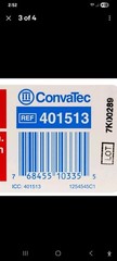 Convatec 401513 SUR-FIT Natura Two-Piece Drainable 12″ Pouch Transparent, 10/BX