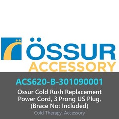 Ossur Cold Rush Replacement Power Cord, (Brace Not Included)