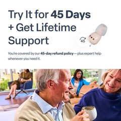 Atom ONE Complete Care Bundle Rechargeable OTC Hearing Aids + Full Care Kit