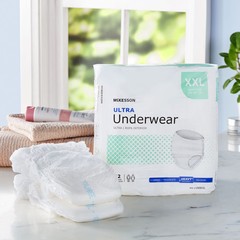 McKesson Adult Disposable Pull On Underwear Diapers XXL Heavy Absorbency 48 Ct