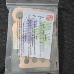 Dr. JK Gel Toe Separator Toe Stretcher Kit Beige Gel Toe Separation Feet Toes