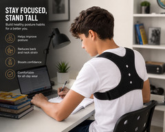 Posture Corrector for Men & Women Back Brace Adjustable Shoulder Support Pain