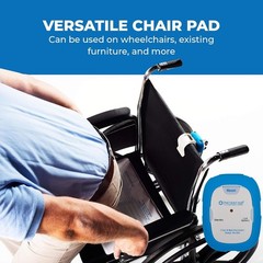 Chair Alarm with 10″ x 15″ Motion Sensor Pad and Wired Device with Rubber Cas…