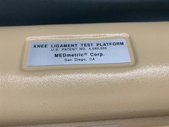 KT 1000 Knee Ligament Arthrometer ACL Joint Laxity MEDmetric Corp KT2582-3T