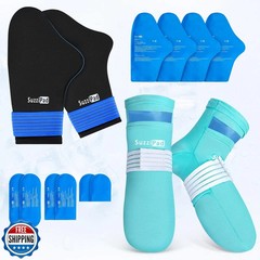 SuzziPad Cold Gloves and Socks for Chemotherapy, Chemo Ice Packs for Hands an