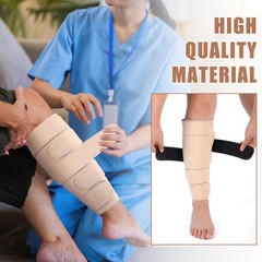 2 Pcs Lymphedema Compression Leg Wraps Adjustable Lower Leg Cover up Medical …