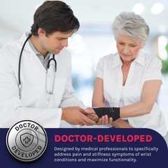 Doctor Developed Wrist Brace, Wrist Wraps for Carpal Tunnel Arthritis 1 Count