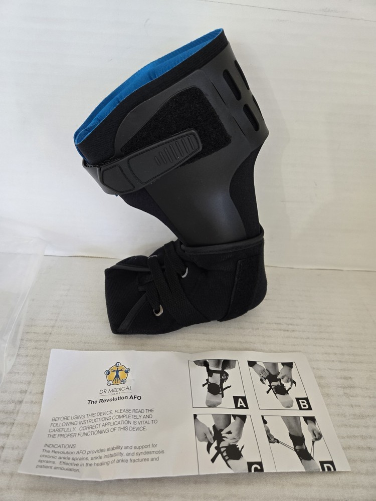 DRMS Dr Medical Revolution AFO Left Ankle Brace Medium AB0103-150L-02 FREE SHIP